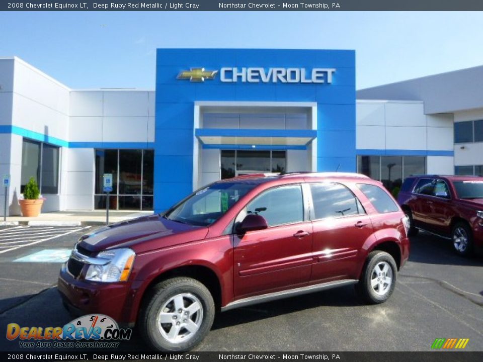 2008 Chevrolet Equinox LT Deep Ruby Red Metallic / Light Gray Photo #1