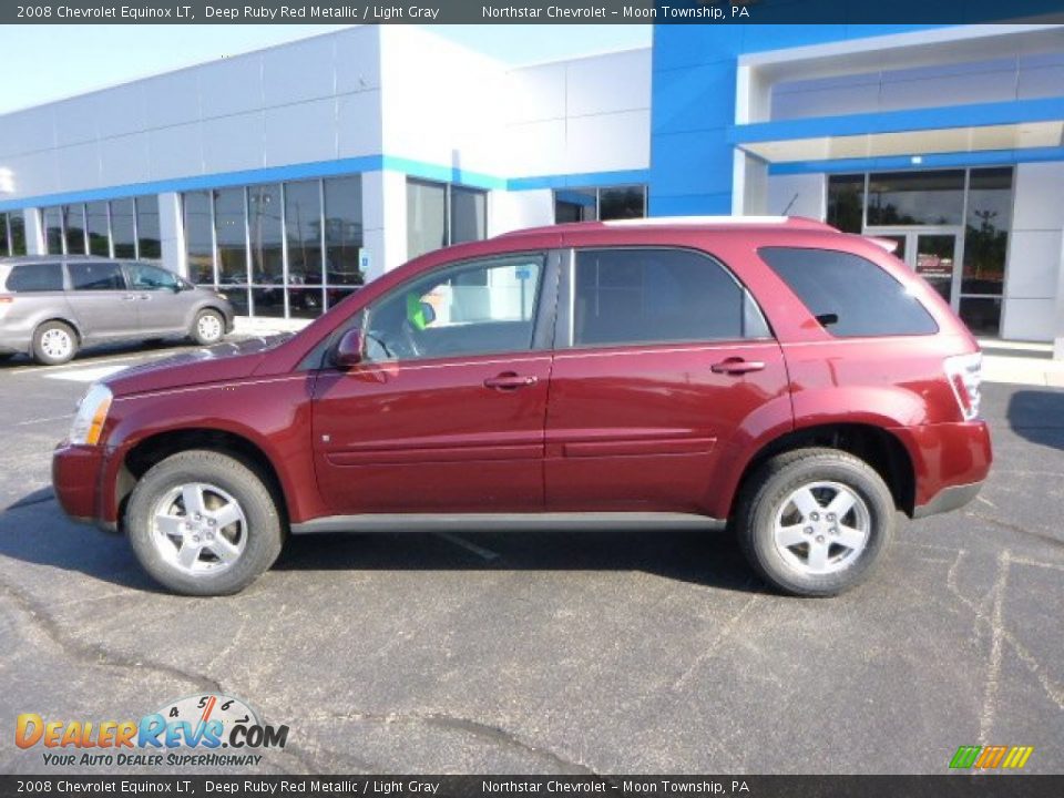 2008 Chevrolet Equinox LT Deep Ruby Red Metallic / Light Gray Photo #2