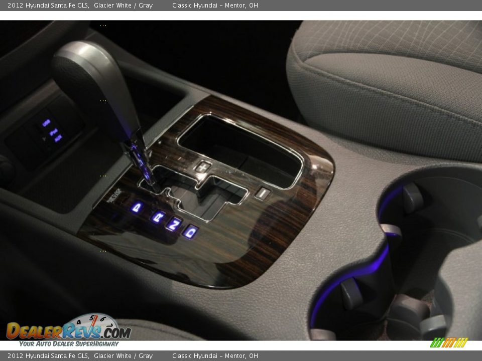2012 Hyundai Santa Fe GLS Glacier White / Gray Photo #9