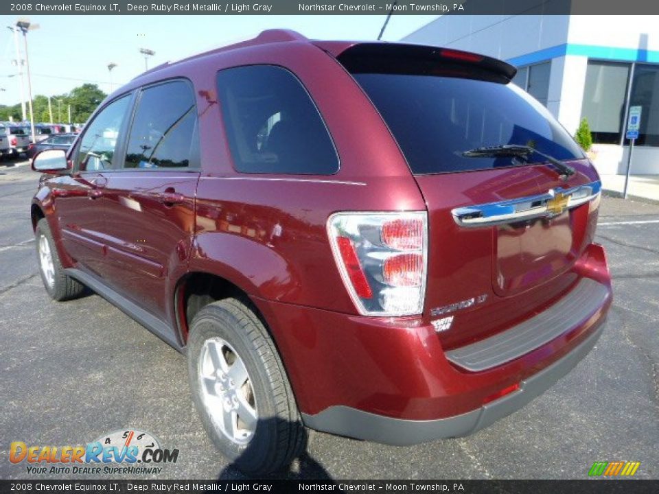 2008 Chevrolet Equinox LT Deep Ruby Red Metallic / Light Gray Photo #3