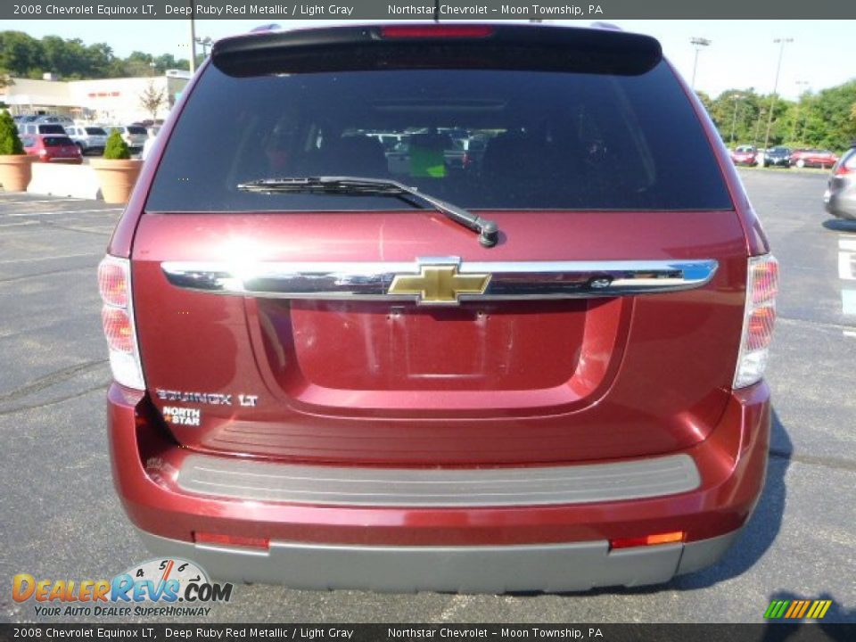 2008 Chevrolet Equinox LT Deep Ruby Red Metallic / Light Gray Photo #4
