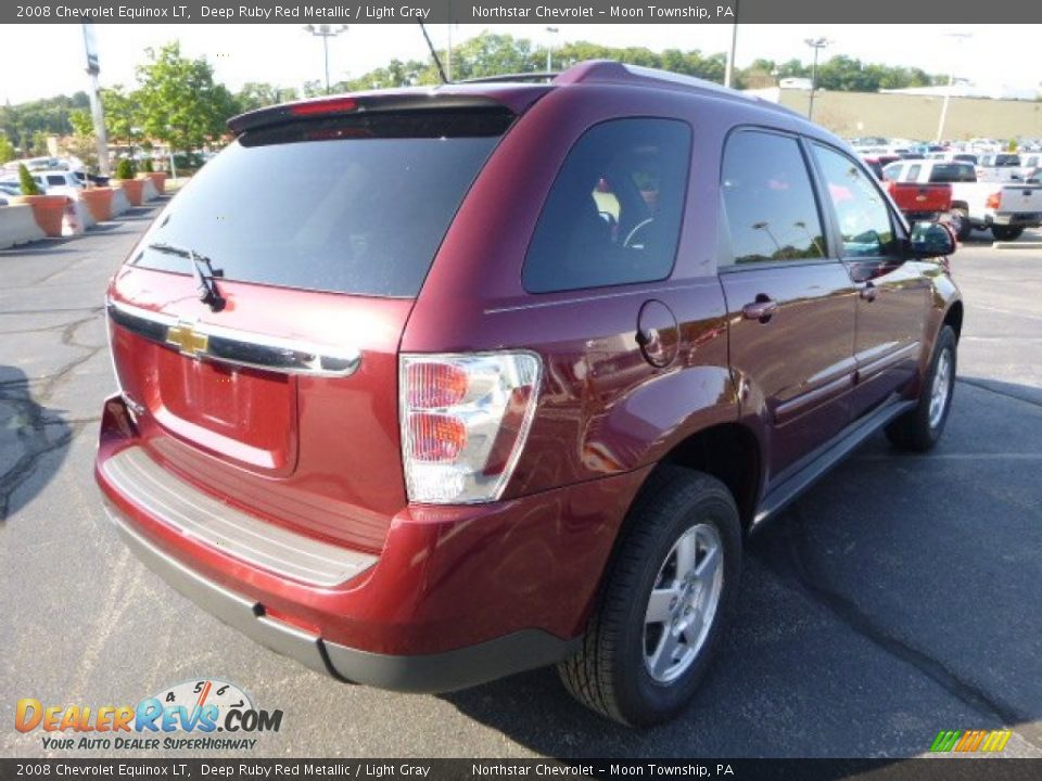 2008 Chevrolet Equinox LT Deep Ruby Red Metallic / Light Gray Photo #5