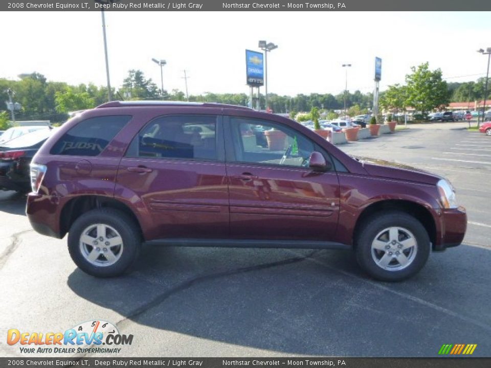 2008 Chevrolet Equinox LT Deep Ruby Red Metallic / Light Gray Photo #6