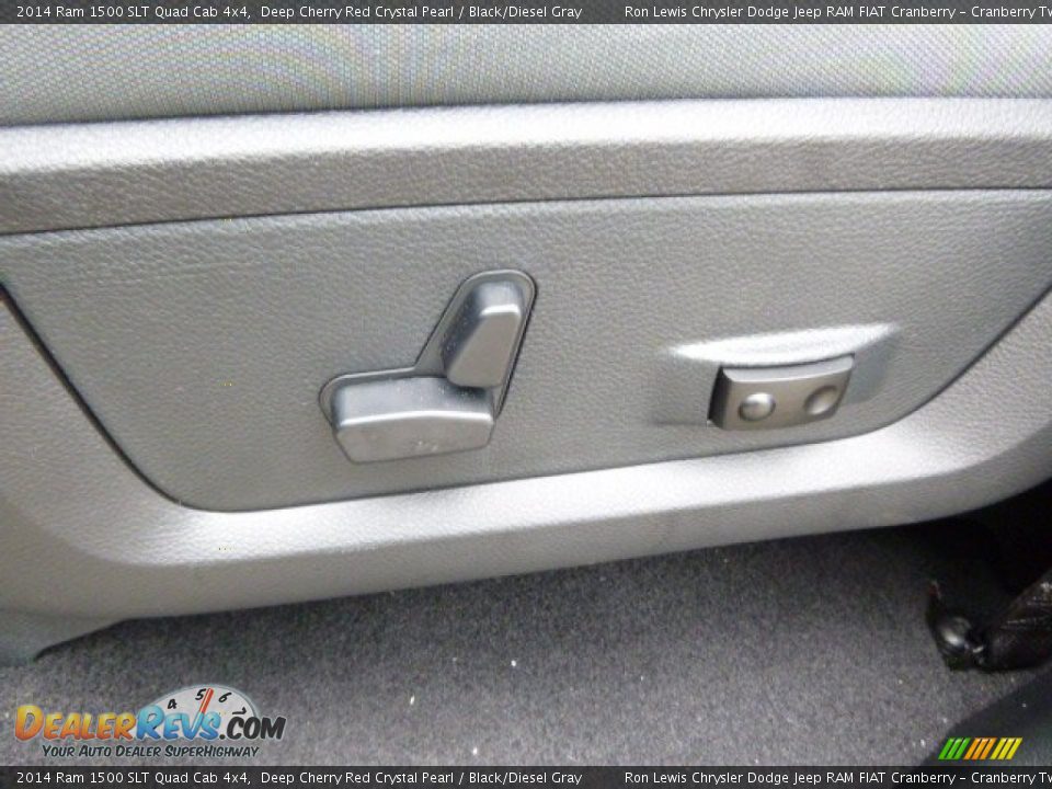 2014 Ram 1500 SLT Quad Cab 4x4 Deep Cherry Red Crystal Pearl / Black/Diesel Gray Photo #16
