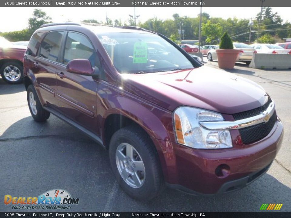 2008 Chevrolet Equinox LT Deep Ruby Red Metallic / Light Gray Photo #7