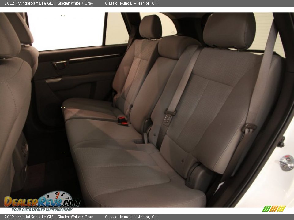 2012 Hyundai Santa Fe GLS Glacier White / Gray Photo #13