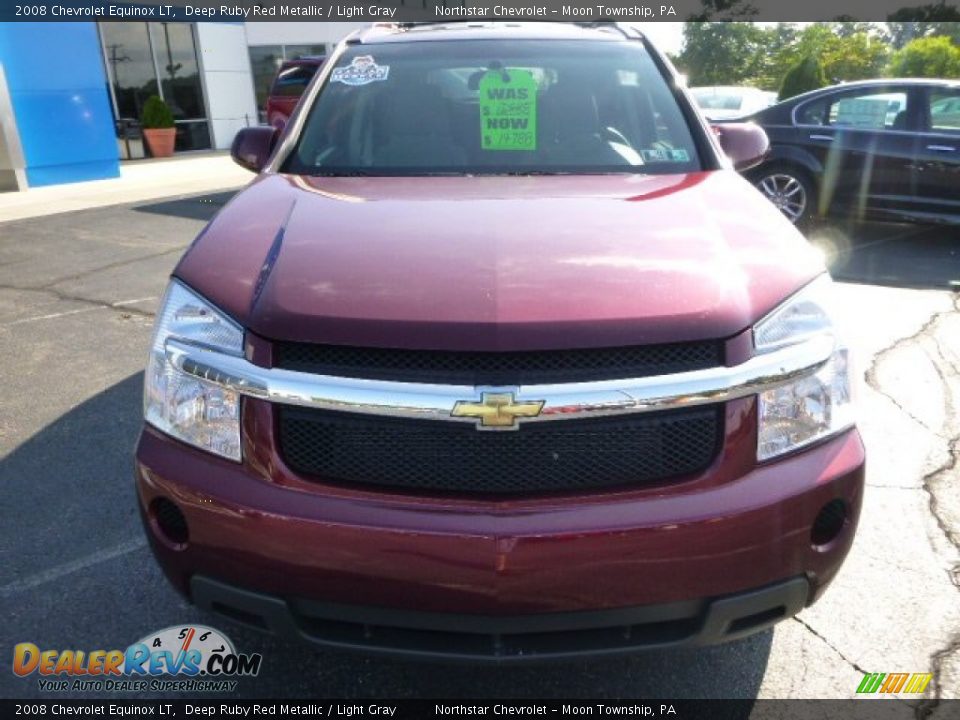 2008 Chevrolet Equinox LT Deep Ruby Red Metallic / Light Gray Photo #8