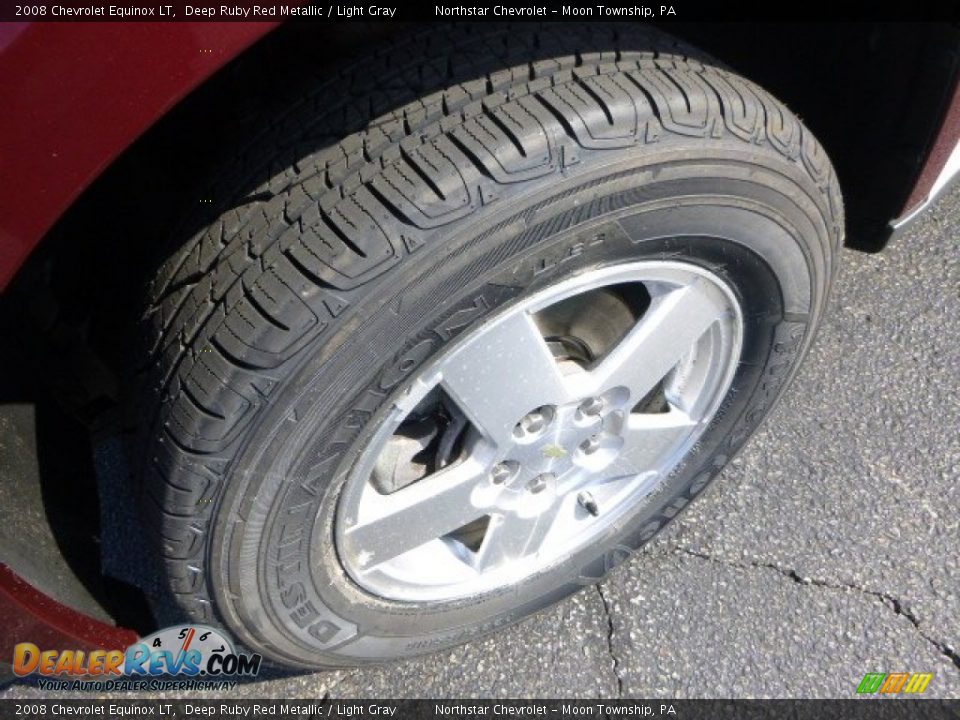 2008 Chevrolet Equinox LT Deep Ruby Red Metallic / Light Gray Photo #9