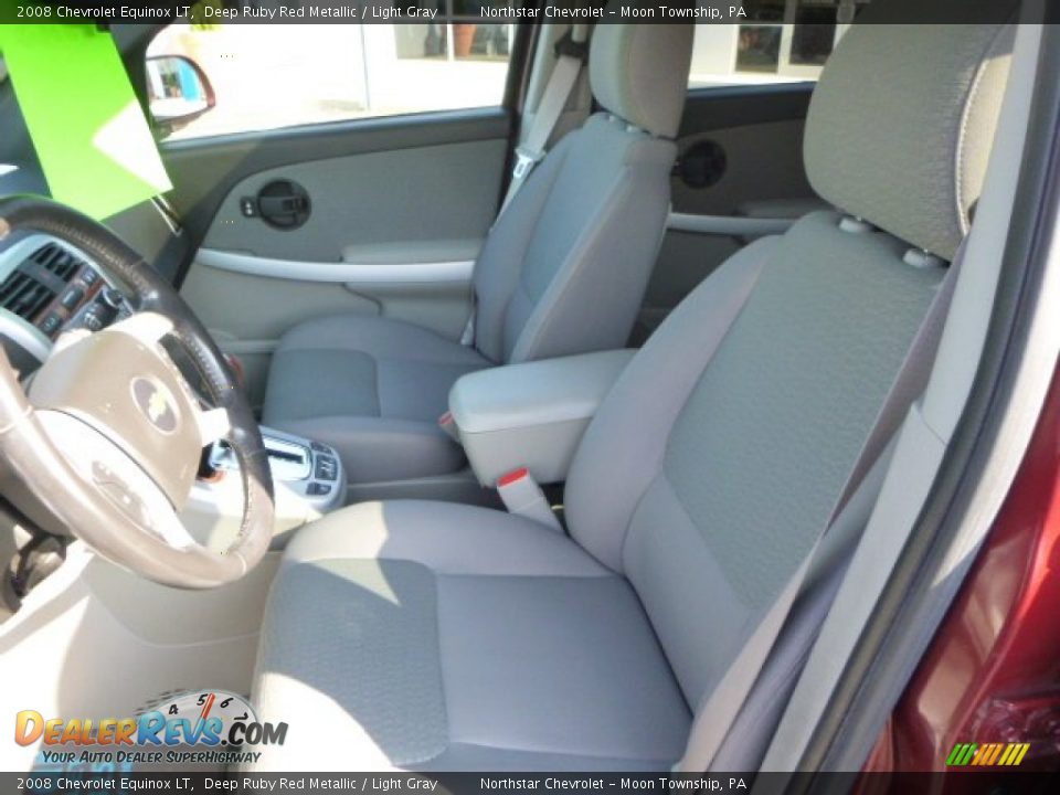 2008 Chevrolet Equinox LT Deep Ruby Red Metallic / Light Gray Photo #10