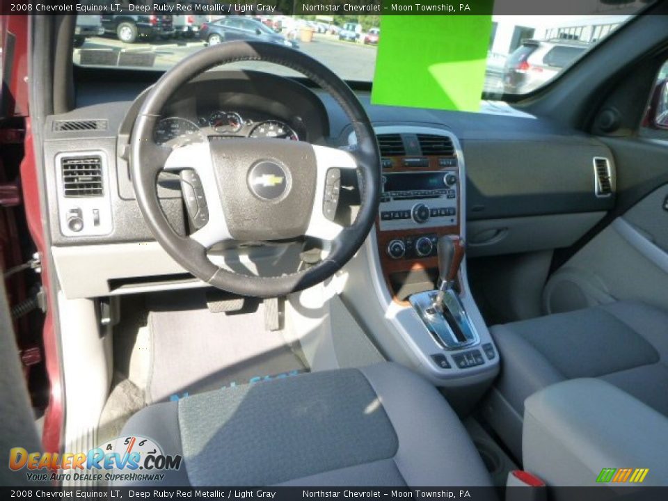 2008 Chevrolet Equinox LT Deep Ruby Red Metallic / Light Gray Photo #12