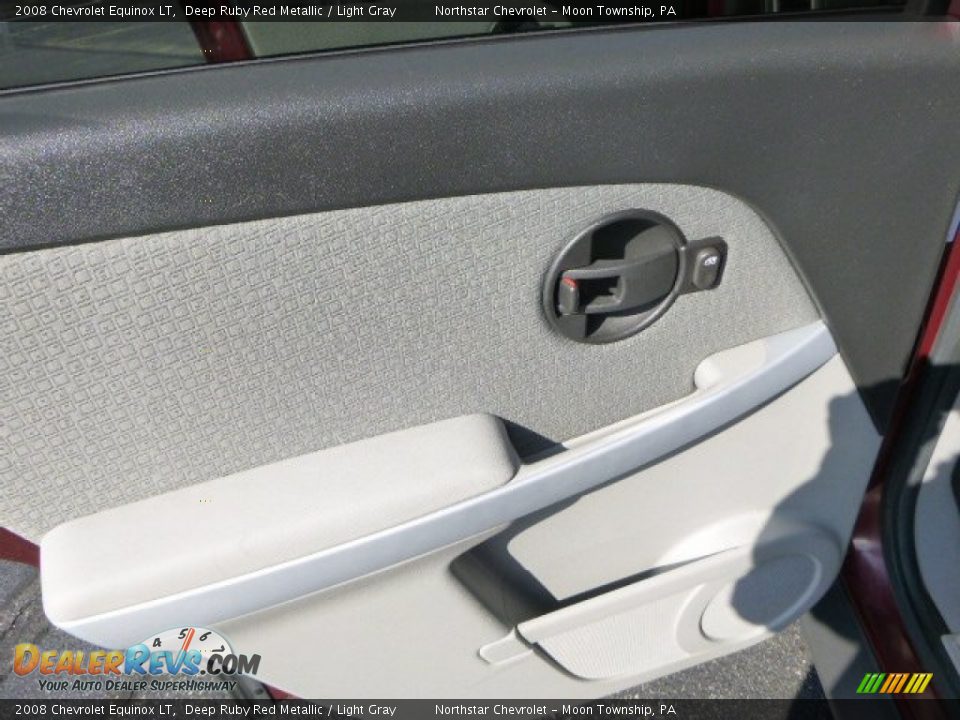 2008 Chevrolet Equinox LT Deep Ruby Red Metallic / Light Gray Photo #13