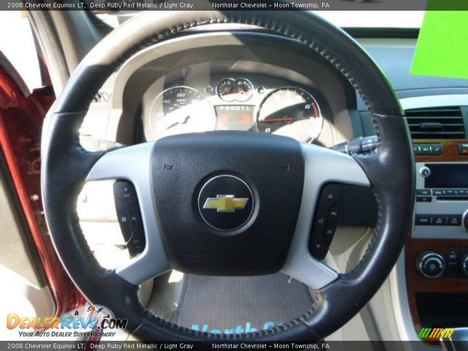 2008 Chevrolet Equinox LT Deep Ruby Red Metallic / Light Gray Photo #17