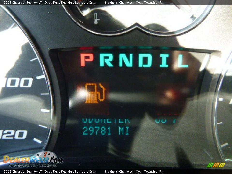 2008 Chevrolet Equinox LT Deep Ruby Red Metallic / Light Gray Photo #19