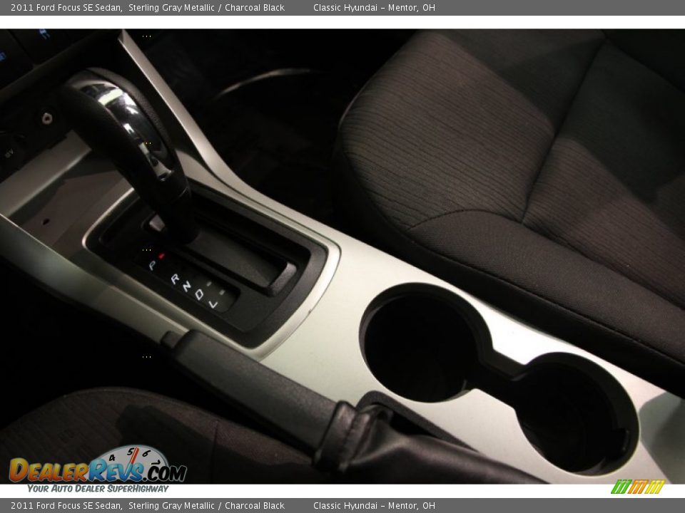 2011 Ford Focus SE Sedan Sterling Gray Metallic / Charcoal Black Photo #10