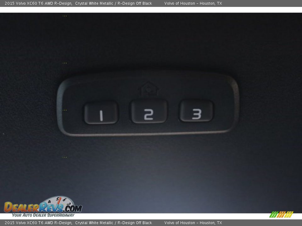 2015 Volvo XC60 T6 AWD R-Design Crystal White Metallic / R-Design Off Black Photo #14