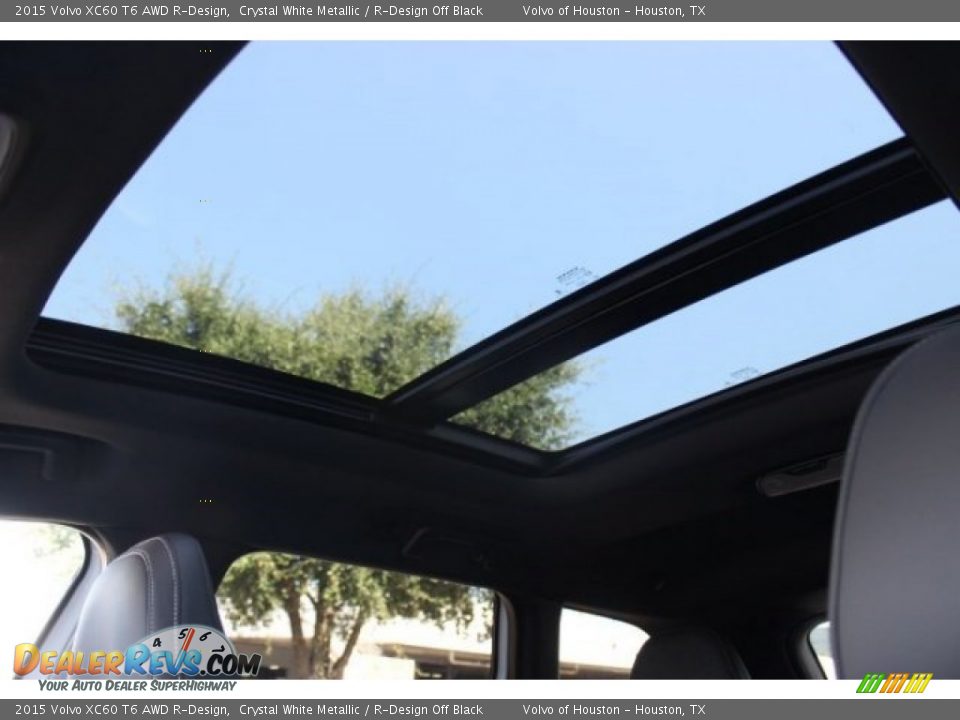 2015 Volvo XC60 T6 AWD R-Design Crystal White Metallic / R-Design Off Black Photo #15