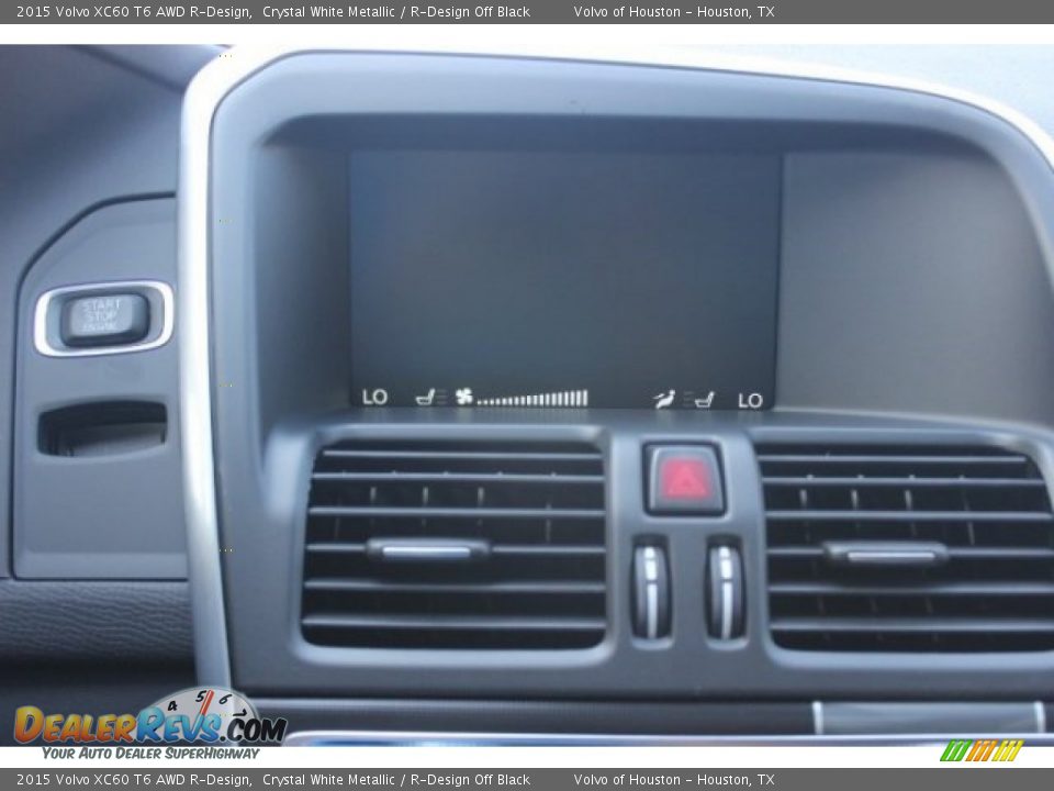2015 Volvo XC60 T6 AWD R-Design Crystal White Metallic / R-Design Off Black Photo #16