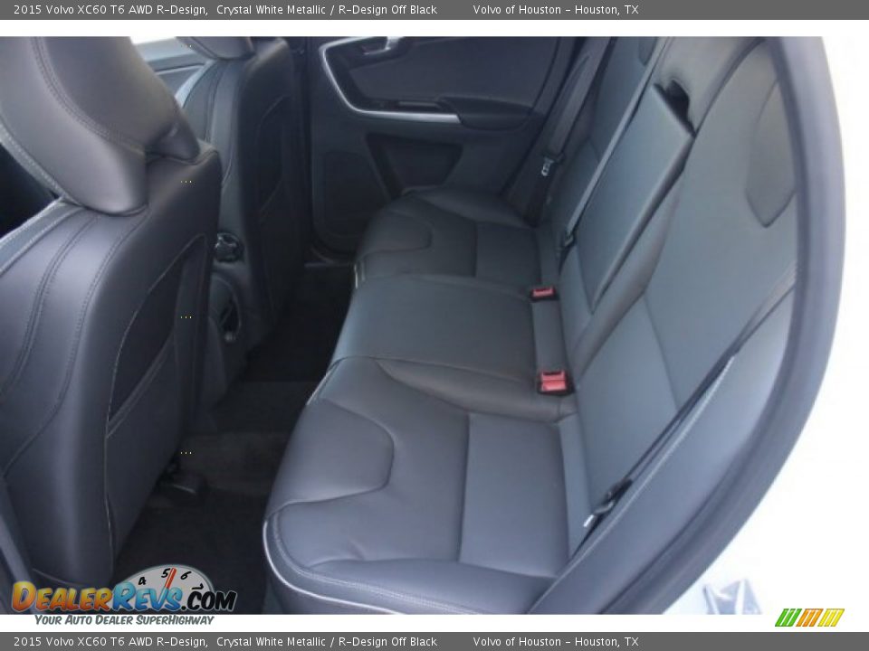 2015 Volvo XC60 T6 AWD R-Design Crystal White Metallic / R-Design Off Black Photo #26