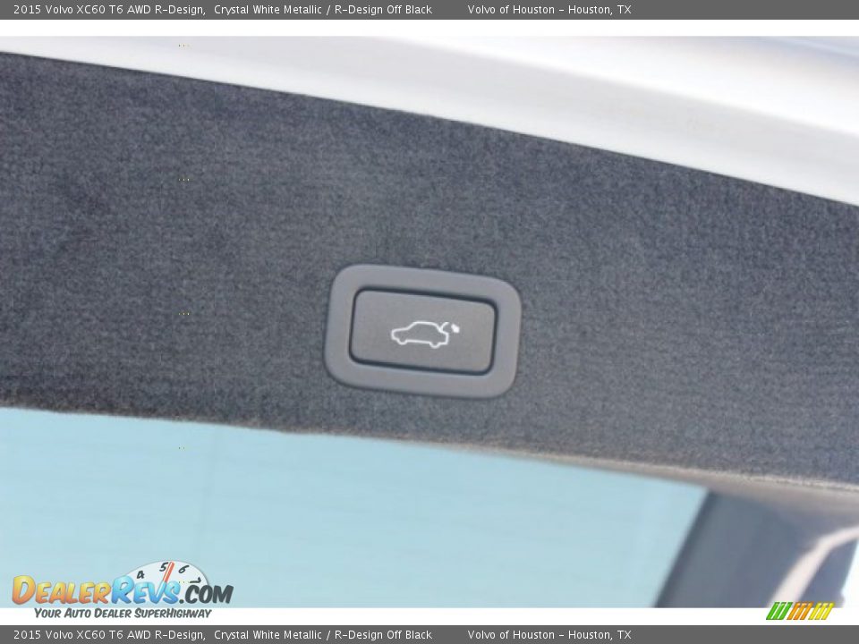 2015 Volvo XC60 T6 AWD R-Design Crystal White Metallic / R-Design Off Black Photo #30
