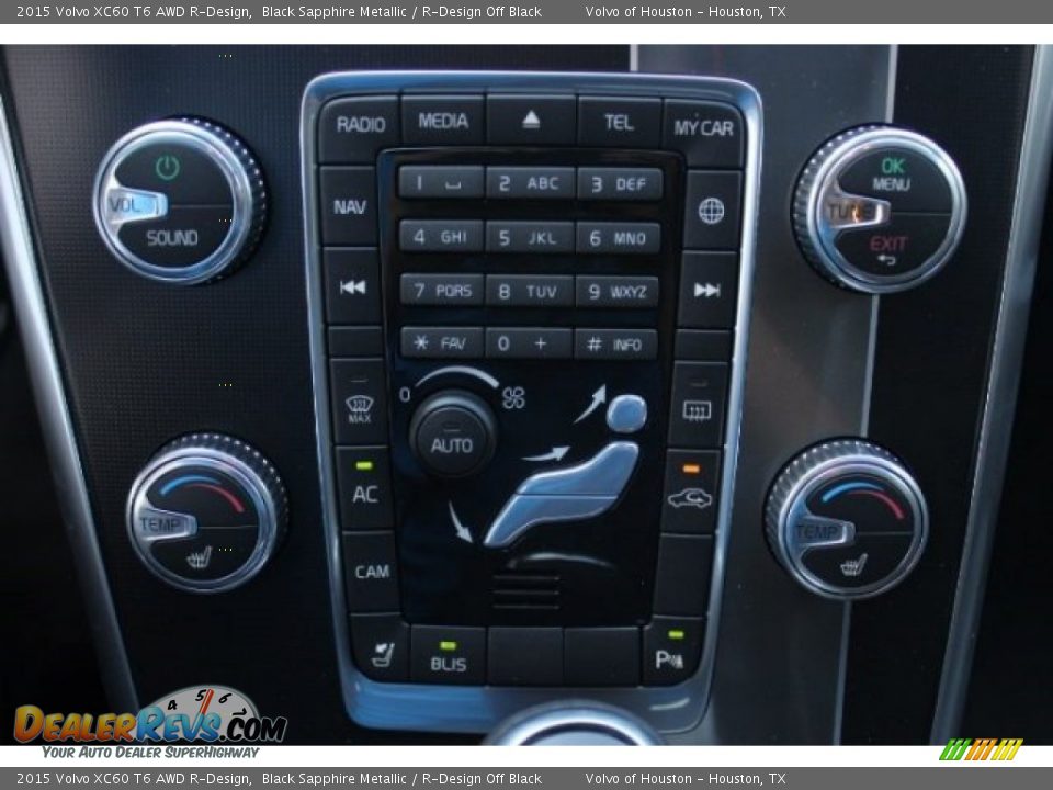 Controls of 2015 Volvo XC60 T6 AWD R-Design Photo #17
