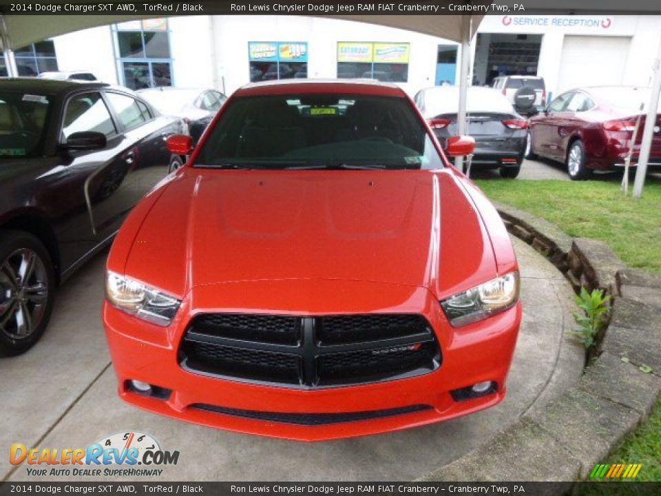 2014 Dodge Charger SXT AWD TorRed / Black Photo #3