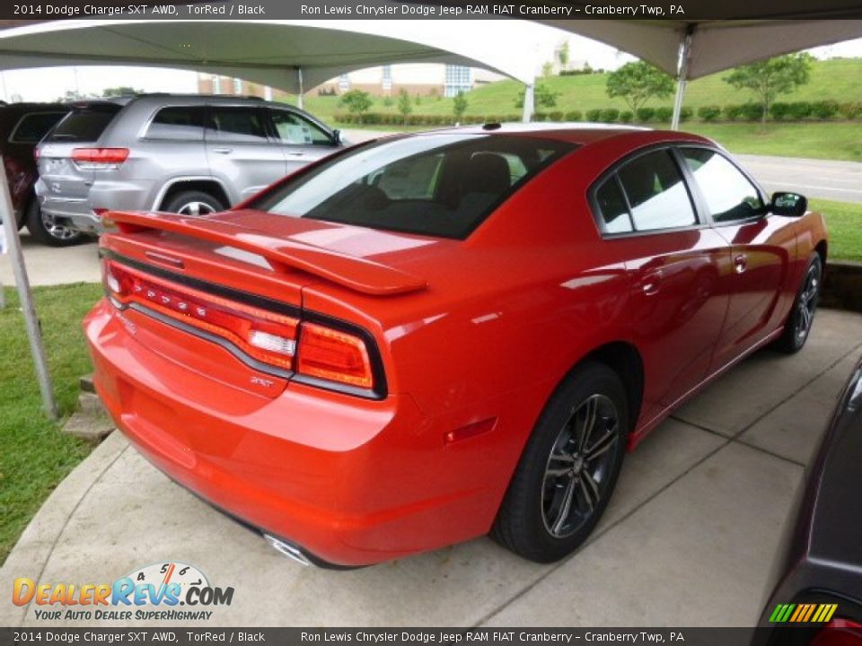 2014 Dodge Charger SXT AWD TorRed / Black Photo #5