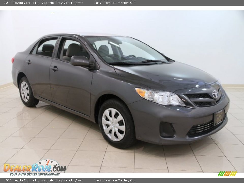 2011 Toyota Corolla LE Magnetic Gray Metallic / Ash Photo #1