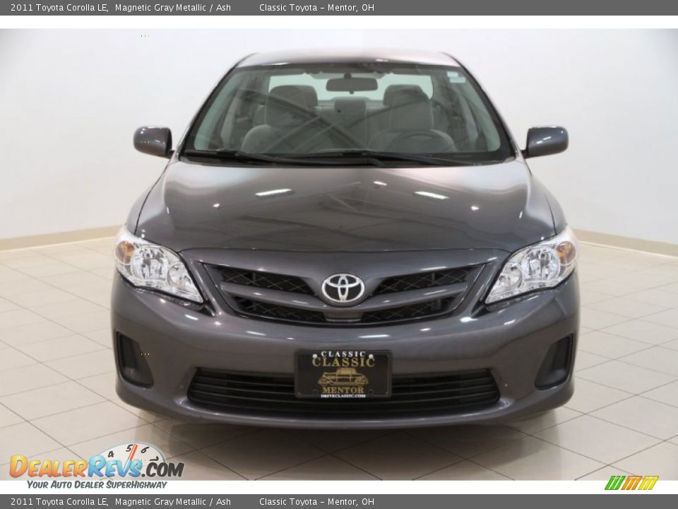 2011 Toyota Corolla LE Magnetic Gray Metallic / Ash Photo #2