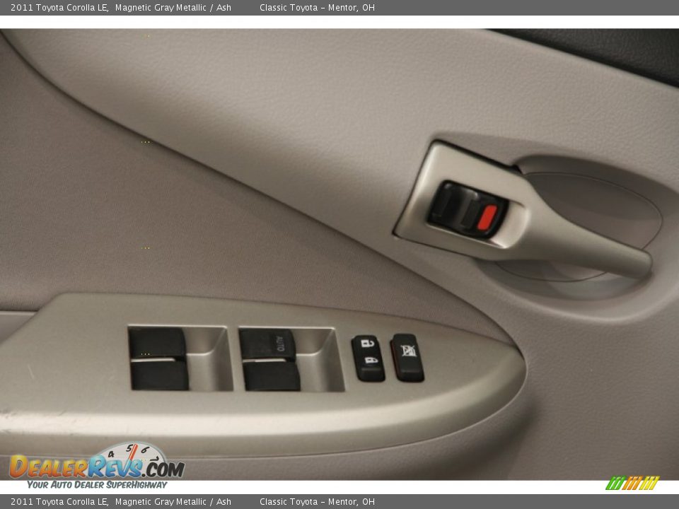 2011 Toyota Corolla LE Magnetic Gray Metallic / Ash Photo #5