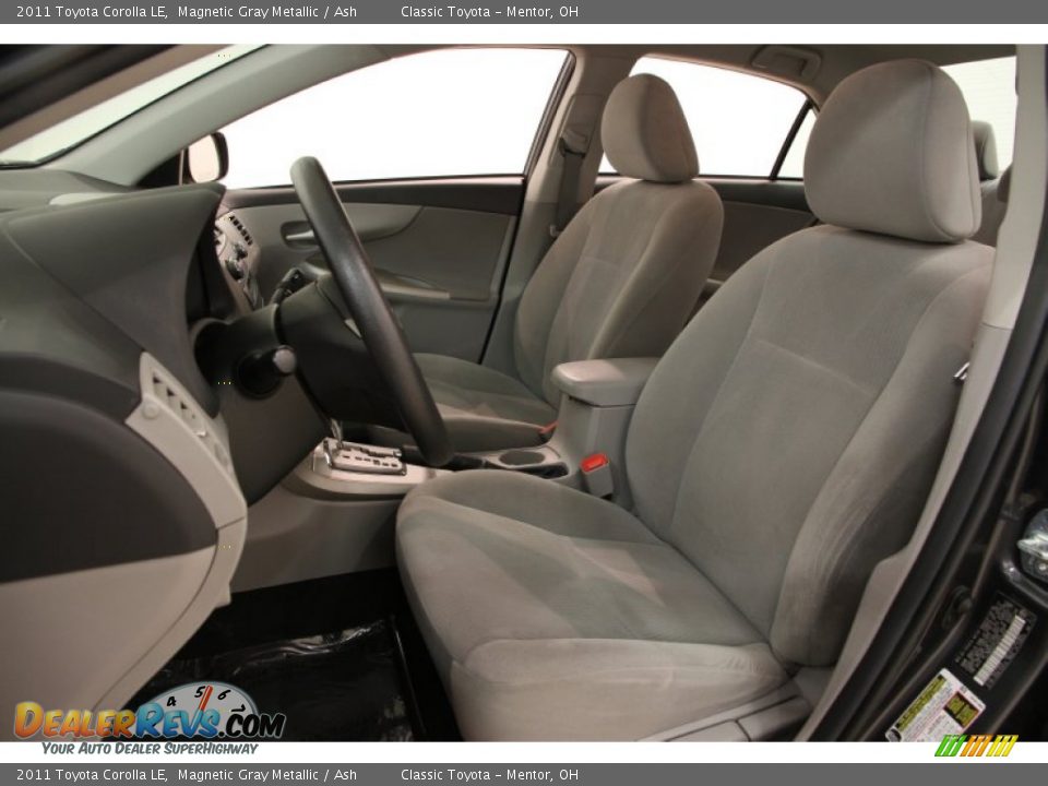 2011 Toyota Corolla LE Magnetic Gray Metallic / Ash Photo #7