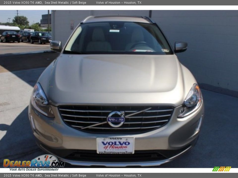 2015 Volvo XC60 T6 AWD Sea Shell Metallic / Soft Beige Photo #2