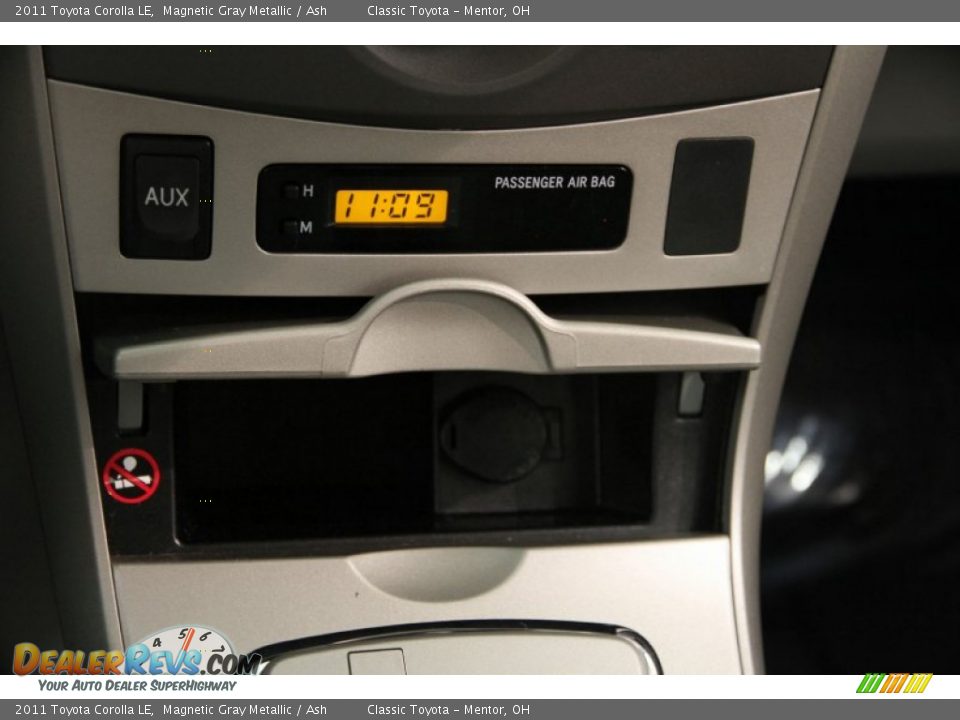 2011 Toyota Corolla LE Magnetic Gray Metallic / Ash Photo #11