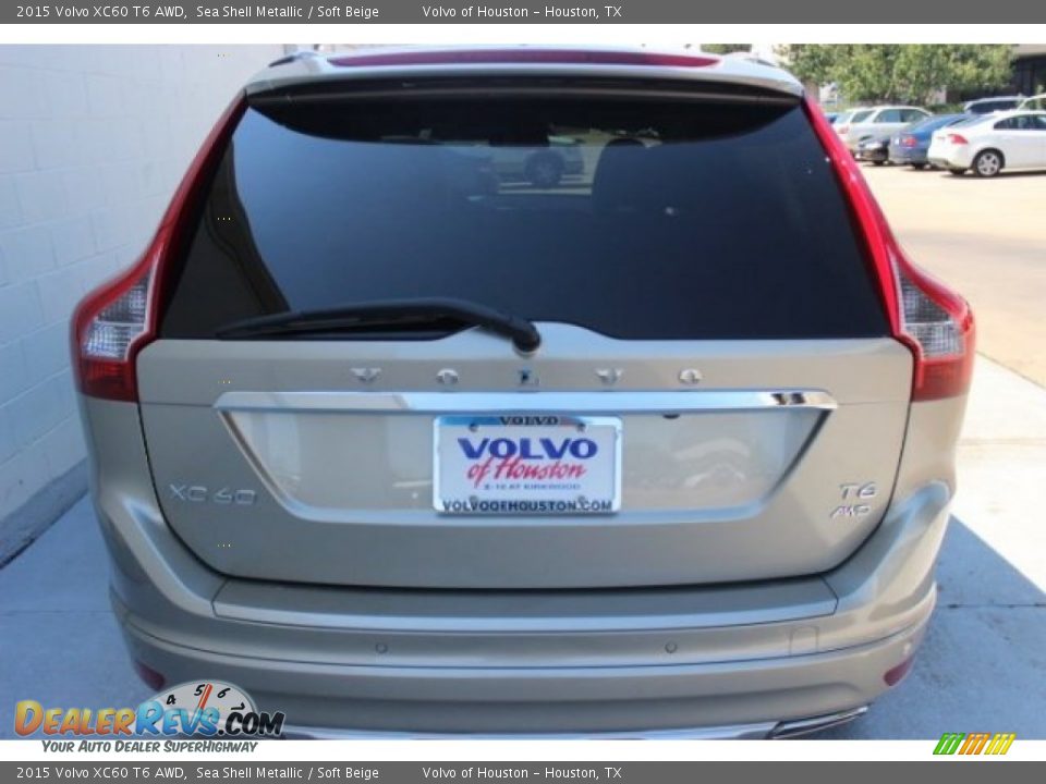 2015 Volvo XC60 T6 AWD Sea Shell Metallic / Soft Beige Photo #4