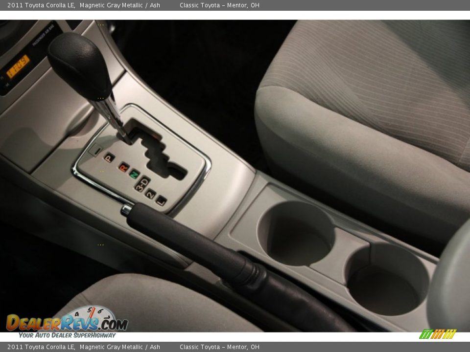 2011 Toyota Corolla LE Magnetic Gray Metallic / Ash Photo #12