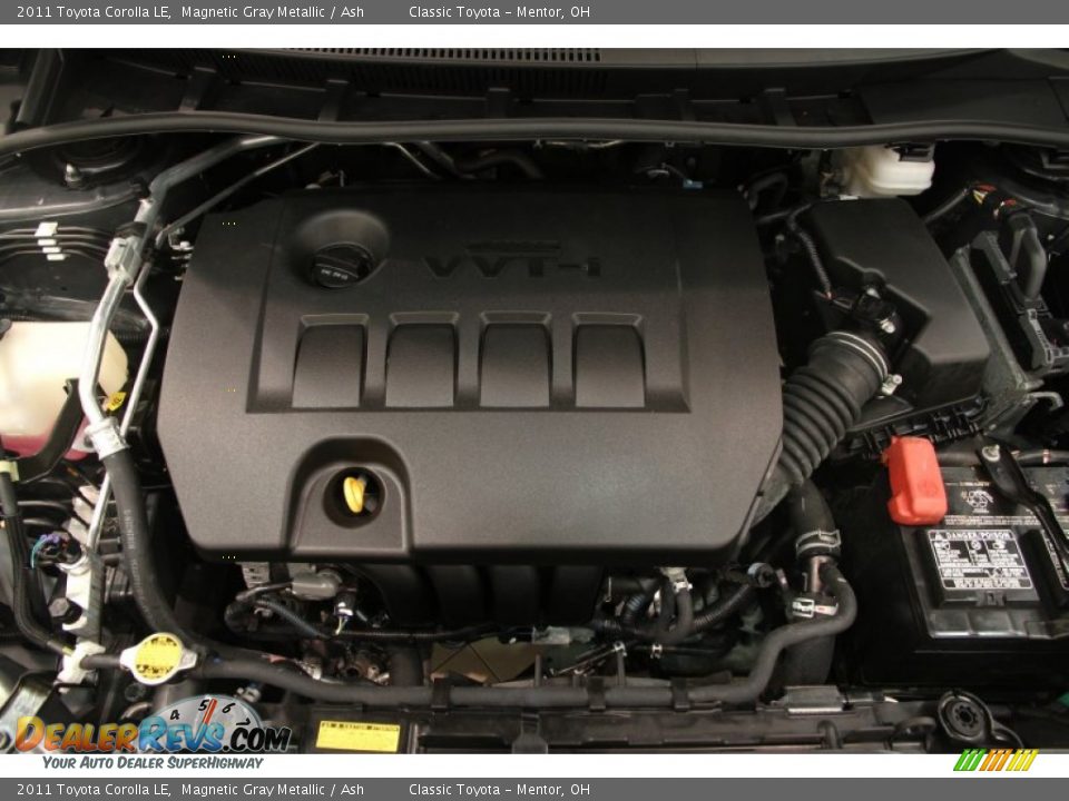 2011 Toyota Corolla LE Magnetic Gray Metallic / Ash Photo #17