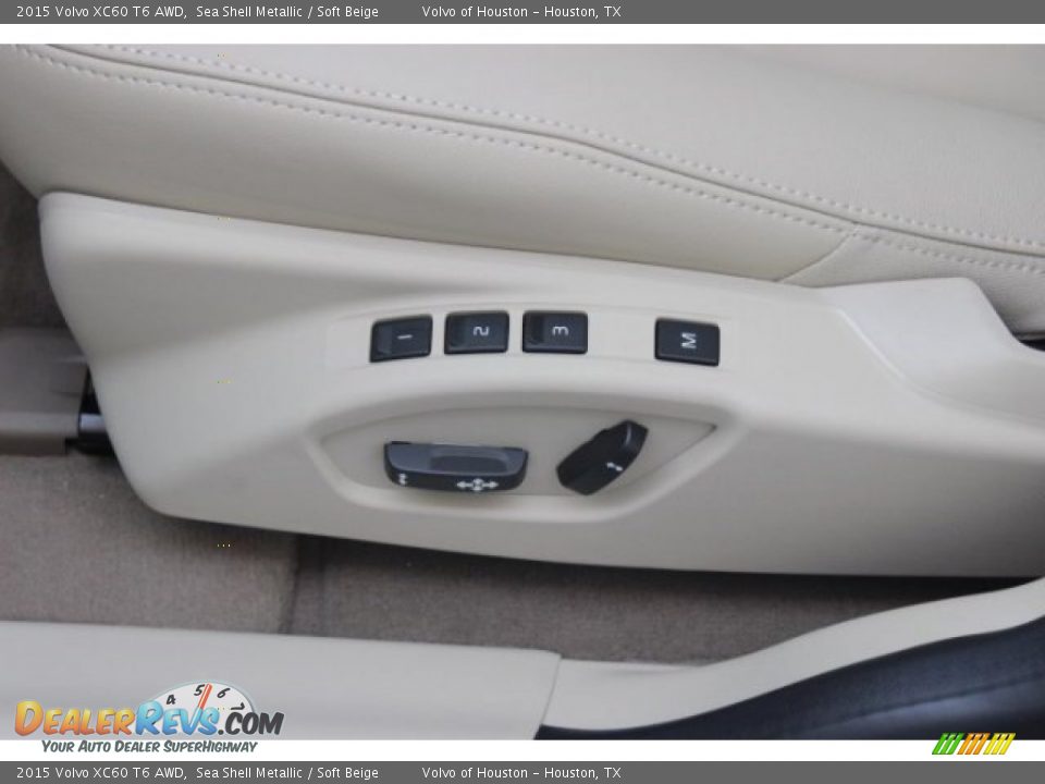 2015 Volvo XC60 T6 AWD Sea Shell Metallic / Soft Beige Photo #11