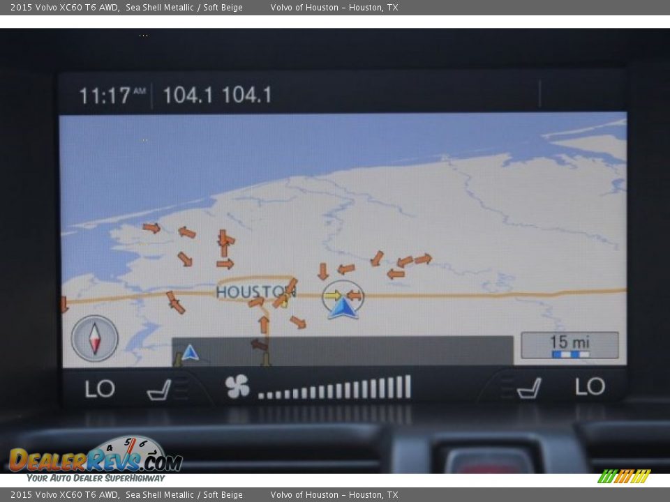 2015 Volvo XC60 T6 AWD Sea Shell Metallic / Soft Beige Photo #18