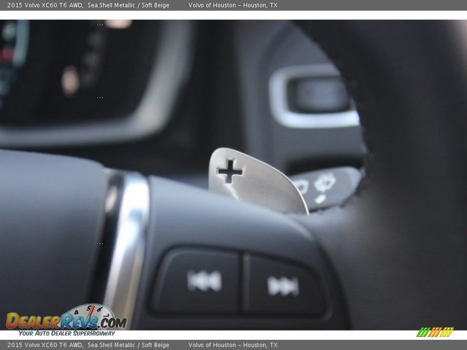 2015 Volvo XC60 T6 AWD Sea Shell Metallic / Soft Beige Photo #21