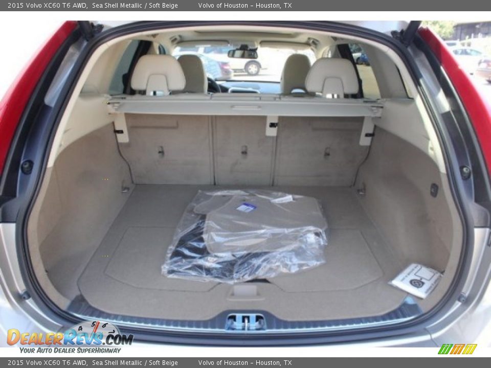 2015 Volvo XC60 T6 AWD Sea Shell Metallic / Soft Beige Photo #27