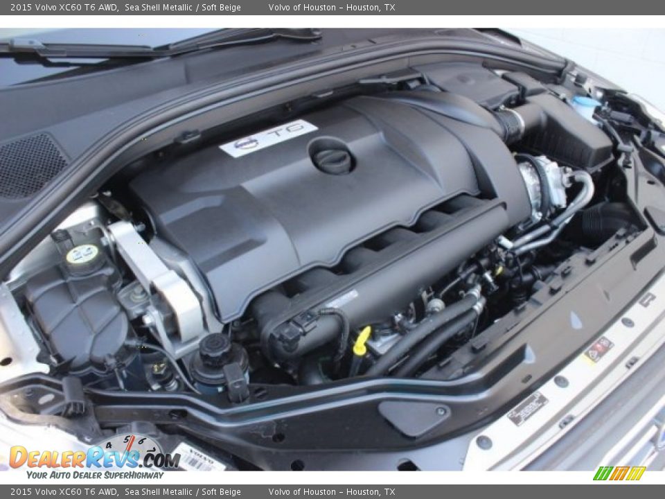2015 Volvo XC60 T6 AWD Sea Shell Metallic / Soft Beige Photo #29