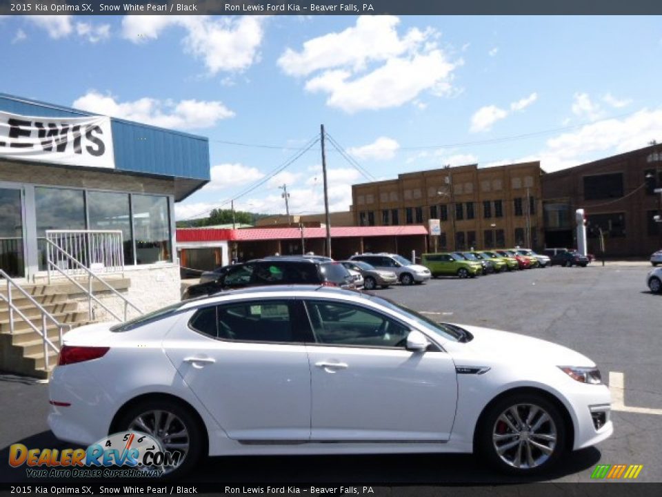 2015 Kia Optima SX Snow White Pearl / Black Photo #1