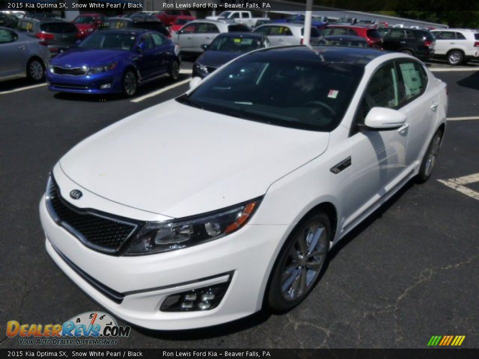2015 Kia Optima SX Snow White Pearl / Black Photo #4