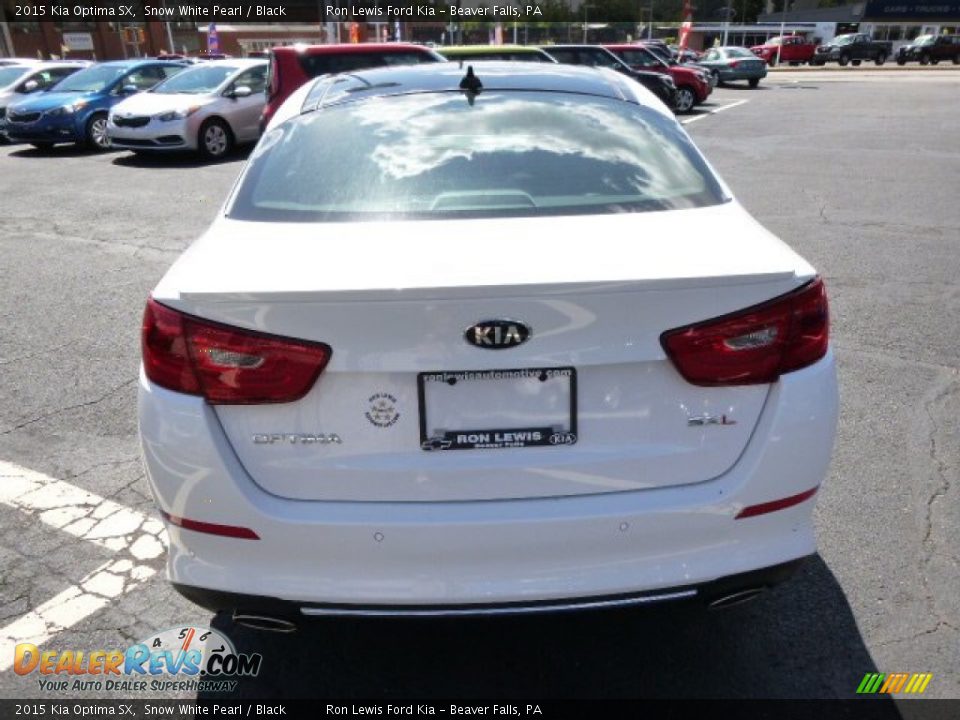 2015 Kia Optima SX Snow White Pearl / Black Photo #7