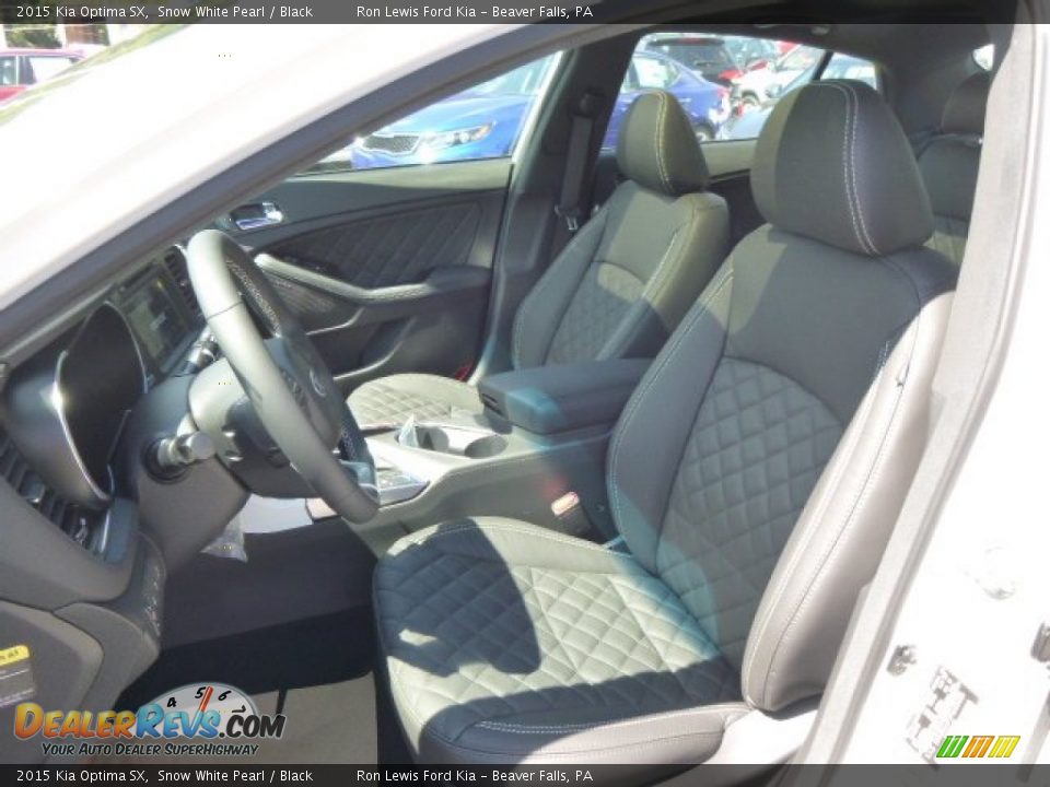2015 Kia Optima SX Snow White Pearl / Black Photo #10