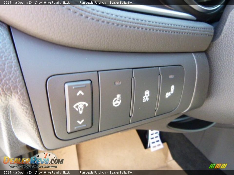 2015 Kia Optima SX Snow White Pearl / Black Photo #14