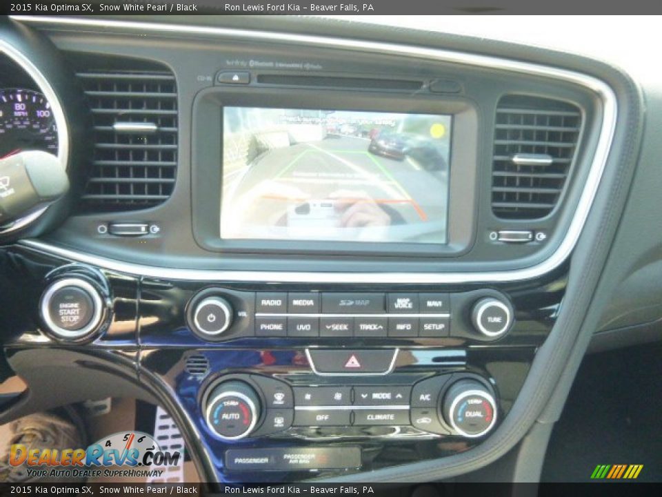 2015 Kia Optima SX Snow White Pearl / Black Photo #16