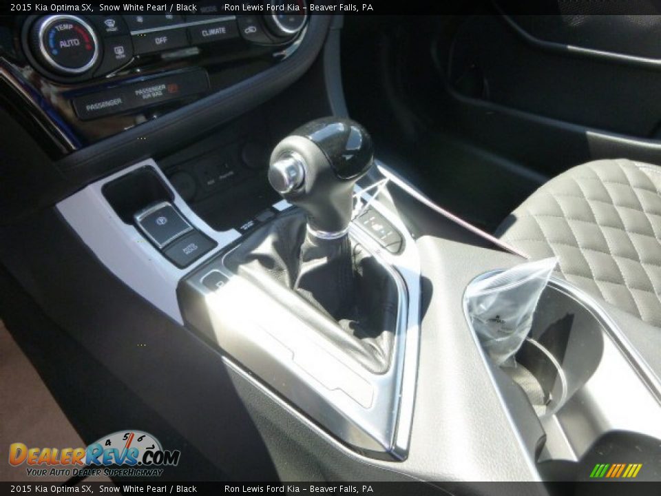 2015 Kia Optima SX Snow White Pearl / Black Photo #17