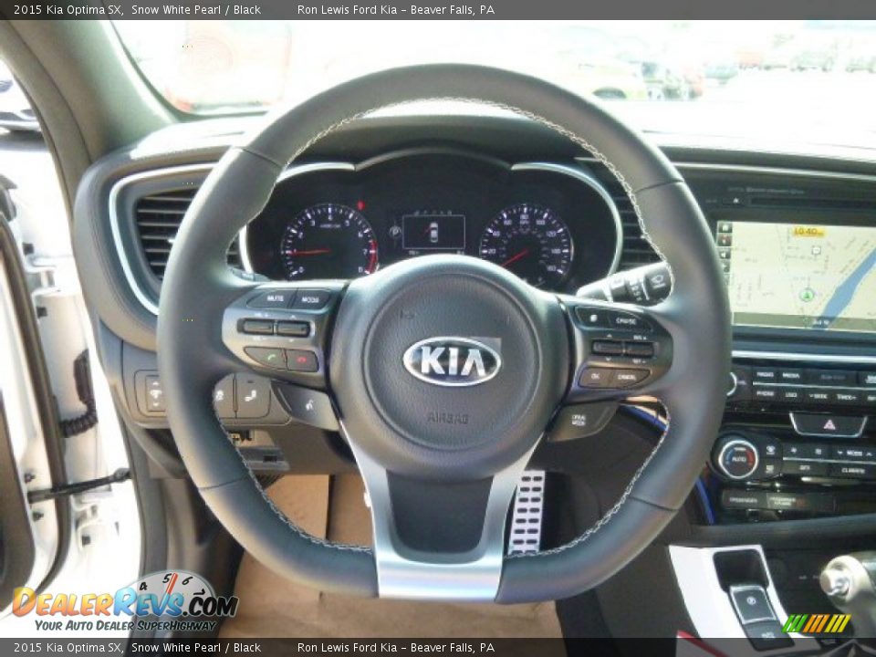 2015 Kia Optima SX Steering Wheel Photo #19