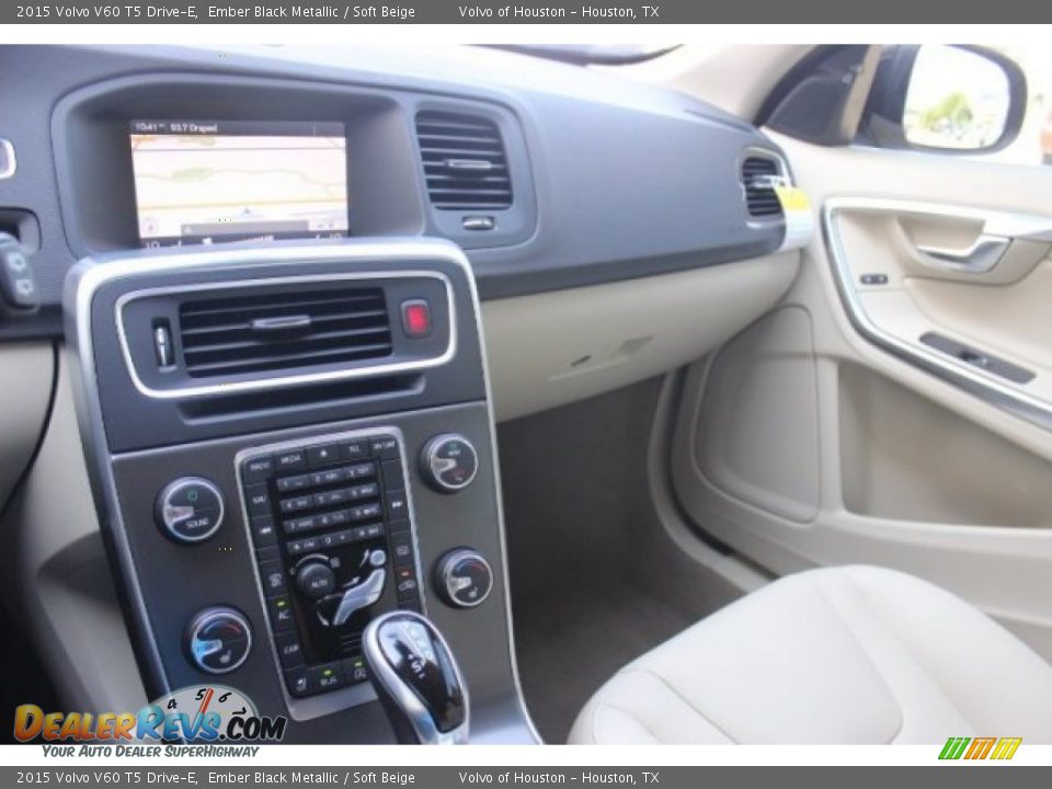2015 Volvo V60 T5 Drive-E Ember Black Metallic / Soft Beige Photo #12