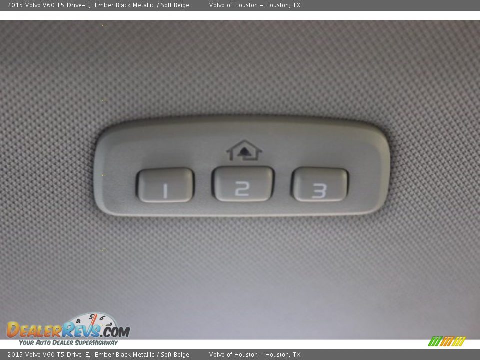 2015 Volvo V60 T5 Drive-E Ember Black Metallic / Soft Beige Photo #15